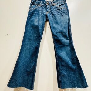 HudsonJeans Bootcut Medium Wash Contrast Stitching Normcore Premium Denim 28